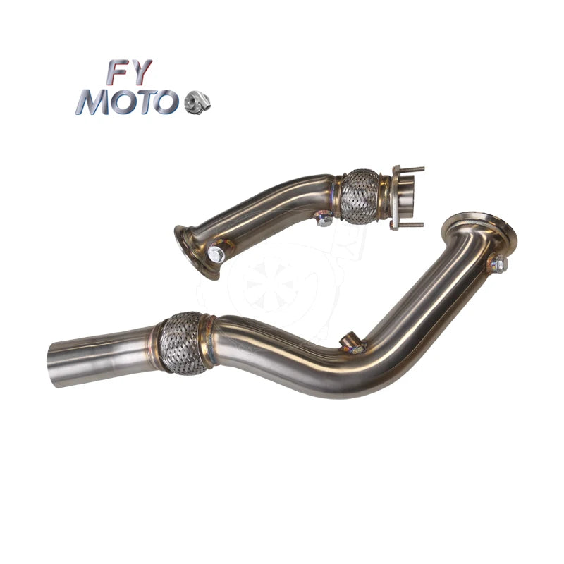 BMW F80 F82 M3 M4 S55 Stainless Steel Turbo Exhaust Downpipe With Flexible Pipe