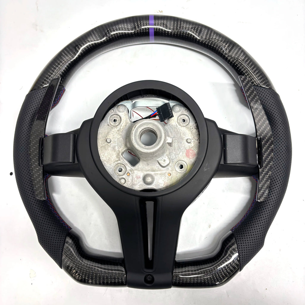 Customized LED Carbon Fiber Steering Wheel for BMW M3 M4 M5