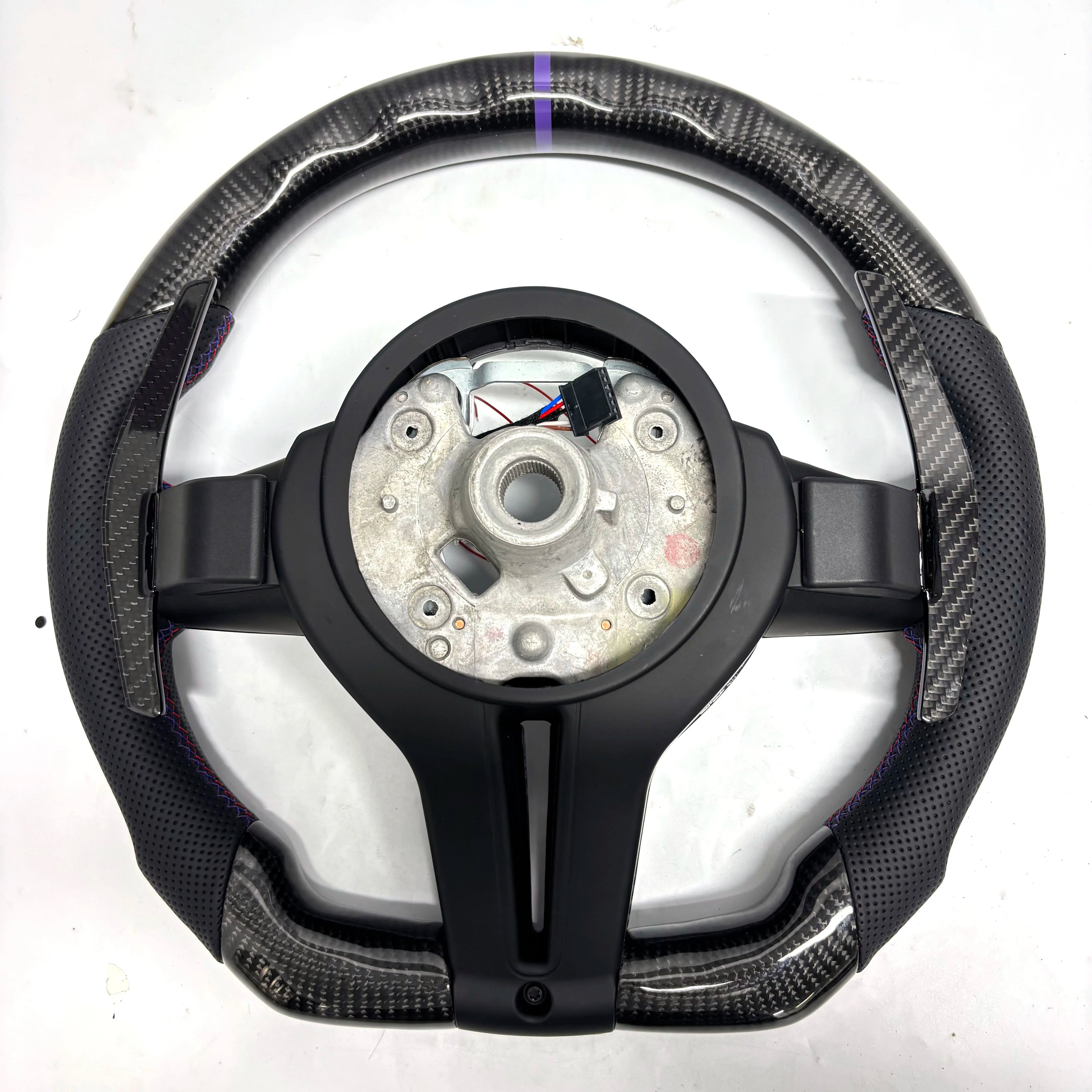 Customized LED Carbon Fiber Steering Wheel for BMW M3 M4 M5