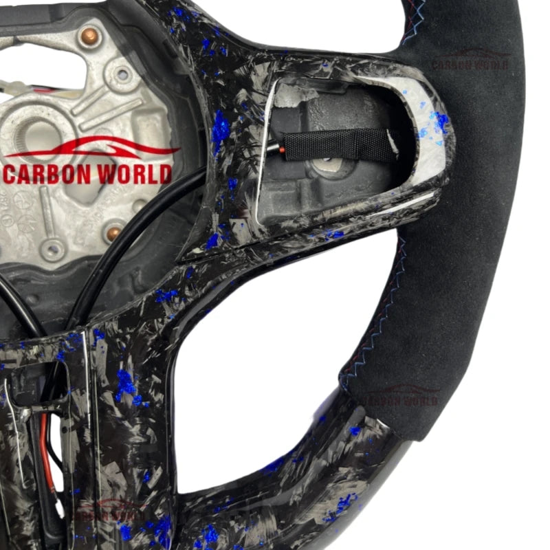 LED Steering Wheel for BMW G80 G82 M3 M4 Forged Carbon Steering Wheel LED