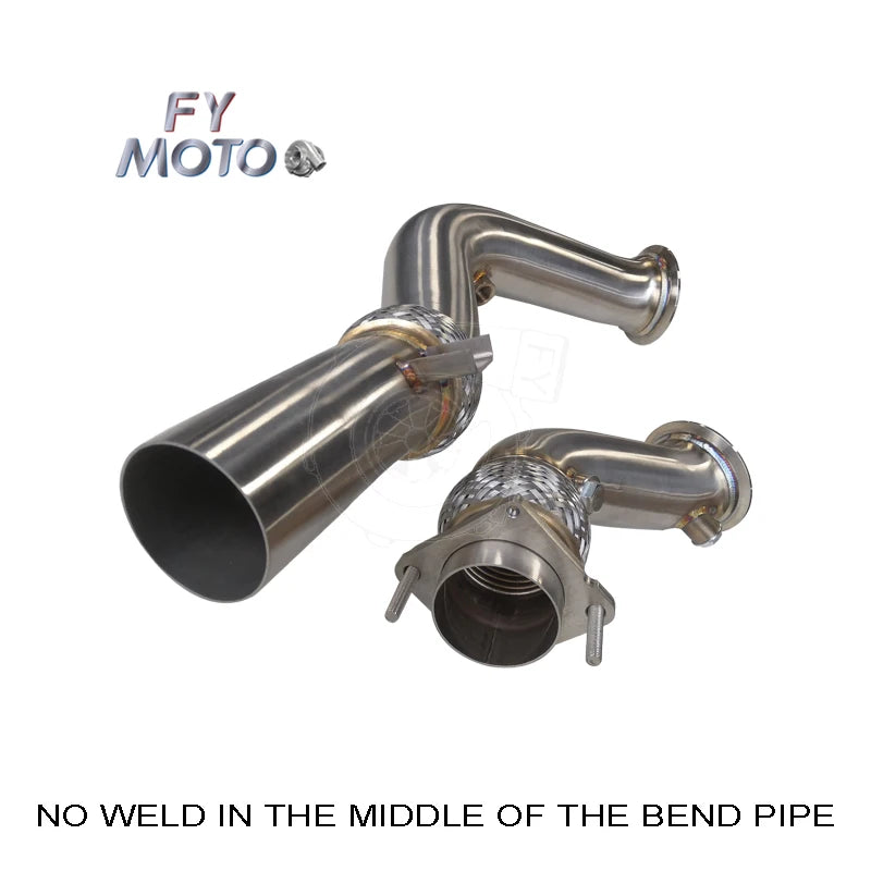 BMW F80 F82 M3 M4 S55 Stainless Steel Turbo Exhaust Downpipe With Flexible Pipe